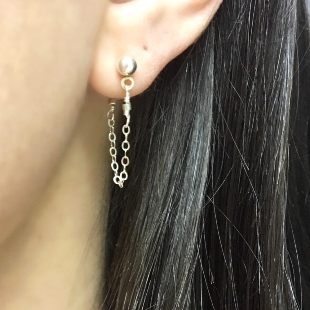 KATY GINGER DESIGNS Chain Hoops